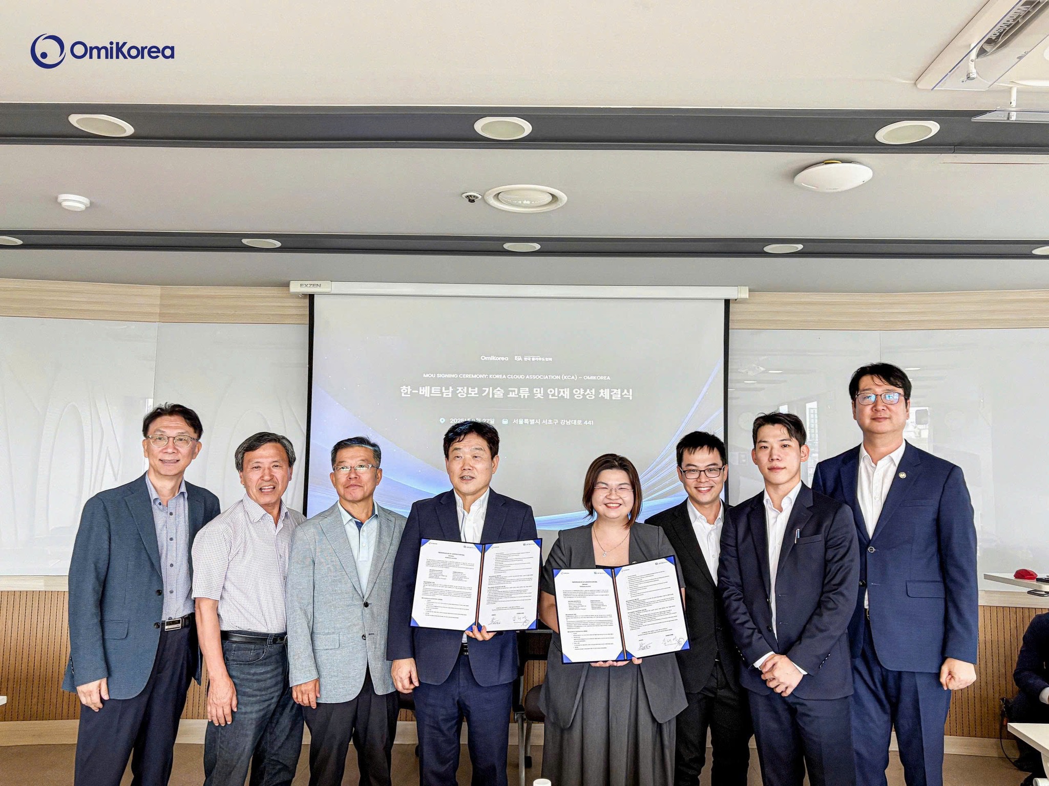 Omi Korea ký kết hợp tác chiến lược với Hiệp hội Cloud Hàn Quốc (KCA), thúc đẩy hợp tác công nghệ Việt Nam – Hàn Quốc và nâng cao chất lượng đào tạo nhân sự