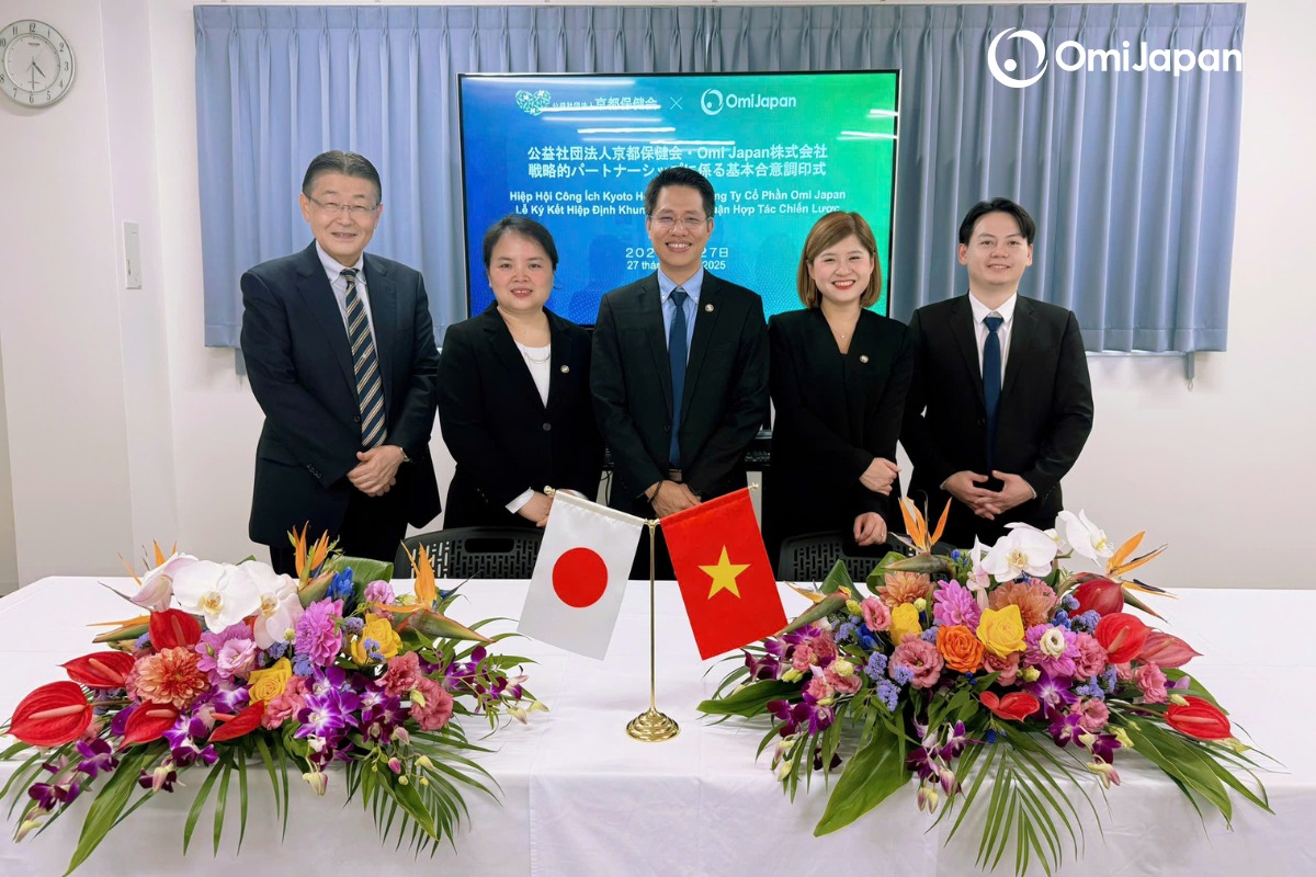 Omi Japan signs Strategic Partnership (MoU) with Kyoto Hokenkai to drive Digital Transformation and International Collaboration in Healthcare and Nursing Care